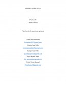Practica #2 Química Básica Clasificación de reacciones químicas