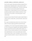 POBREZA EN EL PERU : ALTERNATIVAS ?