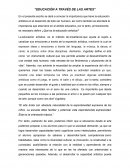 Educación a través de las artes