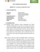 Taller “Habilidades Sociales básicas”