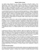 Sistema politico actual