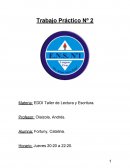 EDDI Taller de Lectura y Escritura