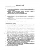 Laboratorio No. 2 Posibilidades de producción