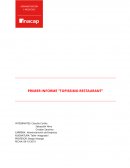 PRIMER INFORME “TOPISSIMO RESTAURANT”