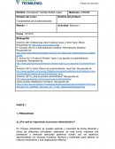 Ejercicio 1 Fundamentos de la administración
