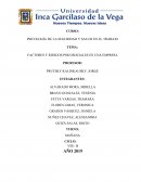 FACTORES Y RIESGOS PSICOSOCIALES EN UNA EMPRESA