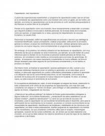 Capacitación, real importancia. Página 1
