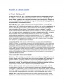 Resumen de ciencias sociales. La Primera Guerra Mundial
