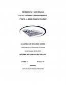 INFORME DE CIENCIAS NATURALES
