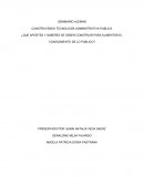 Construyendo tecnologías administrativas