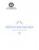 PROYECTO: BEER PARA CREER Evaluación de proyecto de restobar