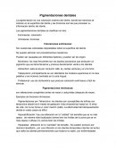 Pigmentaciones dentales