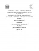 REPORTE DE LECTURA DEL LIBRO “EPISODIOS NACIONALES- LA REFORMA- EL PLAN DE PACIFICACIÓN”