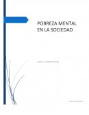 Pobreza Mental