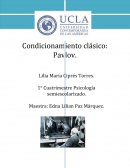 Condicionamiento clásico: Pavlov