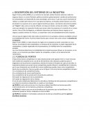 DESCRIPCIÓN DEL ENTORNO DE LA INDUSTRIA