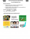 TALLER PROMOVER ETICA