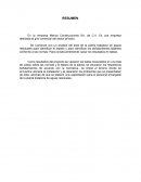 Caso empresa Merica Construcciones SA. de C.V