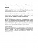 Seguimiento del programa de Seguridad e Higiene en CFE Distribución Zona Tizimín