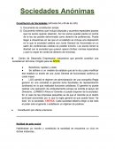 Sociedades anónimas