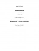 Actividad empresarial Creatividad e inventiva