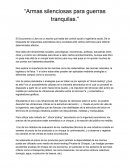 Armas Silenciosas Para Guerras Tranquilas
