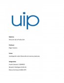 DESARROLLO DE NUEVOS PRODUCTOS