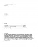 CONCEPTO DE DIRECCIÓN EN UNA EMPRESA