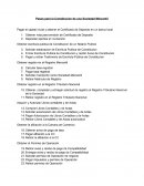 Pasos Para Costituir Sociedad Mercantil