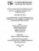 LA GESTIÓN DEL TALENTO HUMANO EN LA COOPERATIVA DE AHORRO Y CRÉDITO “SAN FRANCISCO DE MOCUPE SAA