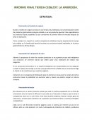 INFORME FINAL TIENDA : LA AMBROSÍA