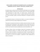 ENSAYO SOBRE LOS DERECHOS FUNDAMENTALES DE LAS COMUNIDADES CAMPESINAS, NATIVAS Y RONDAS / ANALISIS DEL CONVENIO 169 OIT