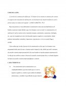 COMUNICACIÓN . CARACTERISTICAS