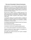 Día de la Diversidad Cultural Americana