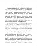 Importancia de la Comunicación