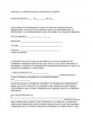 PROPUESTA Y MANIFESTACIÓN DE INTENCIÓN DE COMPRA