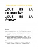 La ética: filosofía de lo moral