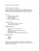 PRESENCIA EN REDES SOCIALES