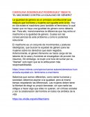 El machismo contra la igualdad de género