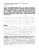 Violencia Paterna afecta negativamente la vida de los hijos