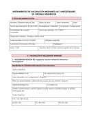 INSTRUMENTOS DE VALORACIÓN MEDIANTE LAS 14 NECESIDADES DE VIRGINIA HENDERSON