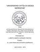 ACTUALIZACIÓN DEL PRINCIPIO DE ORALIDAD EN EL CÓDIGO PROCESAL CIVIL, PARA LA APLICACIÓN DE UNA SENTENCIA EFICAZ, PRONTA Y OPORTUNA EN EL PERÚ