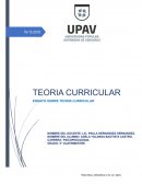 Teoria curricular