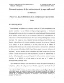 El desmantelamiento de la seguridad social en México