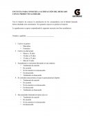 ENCUESTA PARA CONOCER LA SATISFACCIÓN DEL MERCADO CON EL PRODUCTO GATORADE