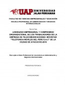 TESIS DE LIDERAZGO EMPRESARIAL Y COMPROMISO ORGANIZACIONAL