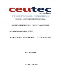 CASO DE ESTUDIO EMPRESA CONSULTORA IMPROVEN. Página 1