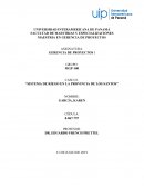 CASO: SISTEMA DE RIEGO EN LA PROVINCIA DE LOS SANTOS