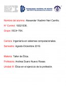 Etica en la ingenieria en sistemas computacionales