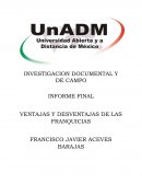 VENTAJAS Y DESVENTAJAS DE LAS FRANQUICIAS
